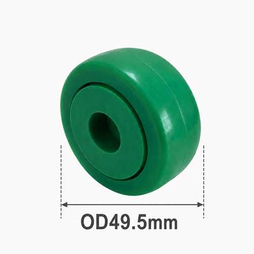 Hex socket screw Nylon wheel for poultry trolley Dimension