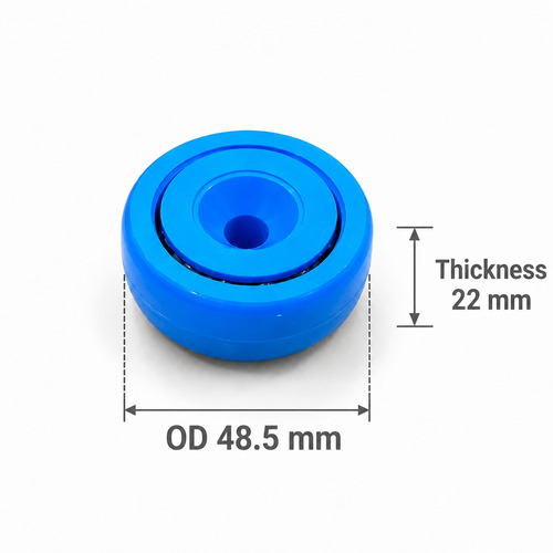 Plastic Wheel(with Countersunk Head Screw)for trolley