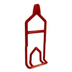 Plastics eviscerating shackle Red