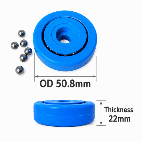 T track stork 2 inch wheel for poultry processing overhead conveyor Dimension
