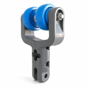 T track trolley set taejin bearing wheel 6 inch center for poultry processing line