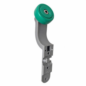 tube track trolley half linco wheel bolt mounted for poultry conveyor